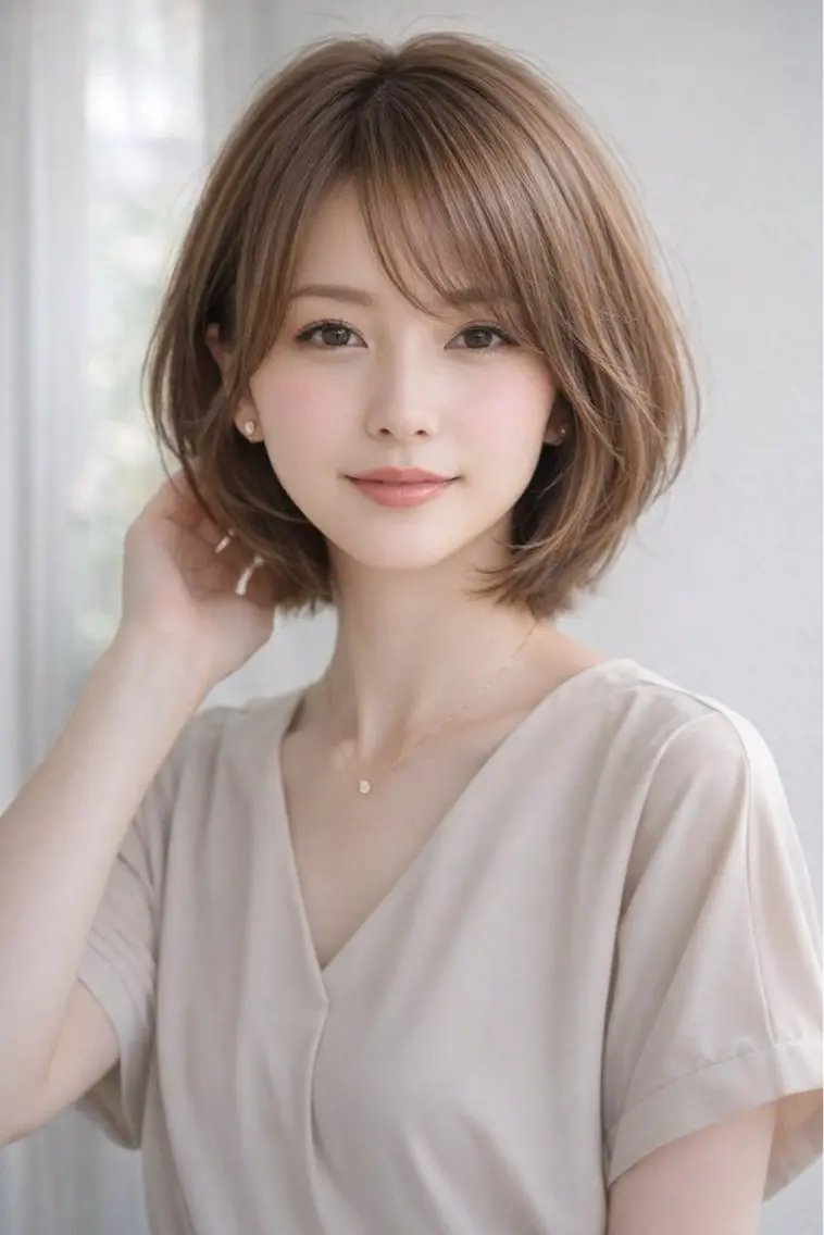 ショート 馬場 彩のヘアスタイル