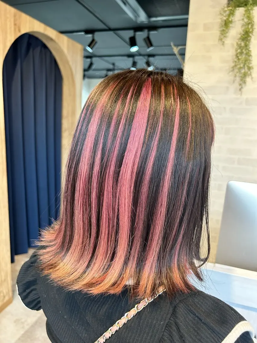 ショート カラー ショート/レイヤー 🎀細沼玲花のヘアスタイル