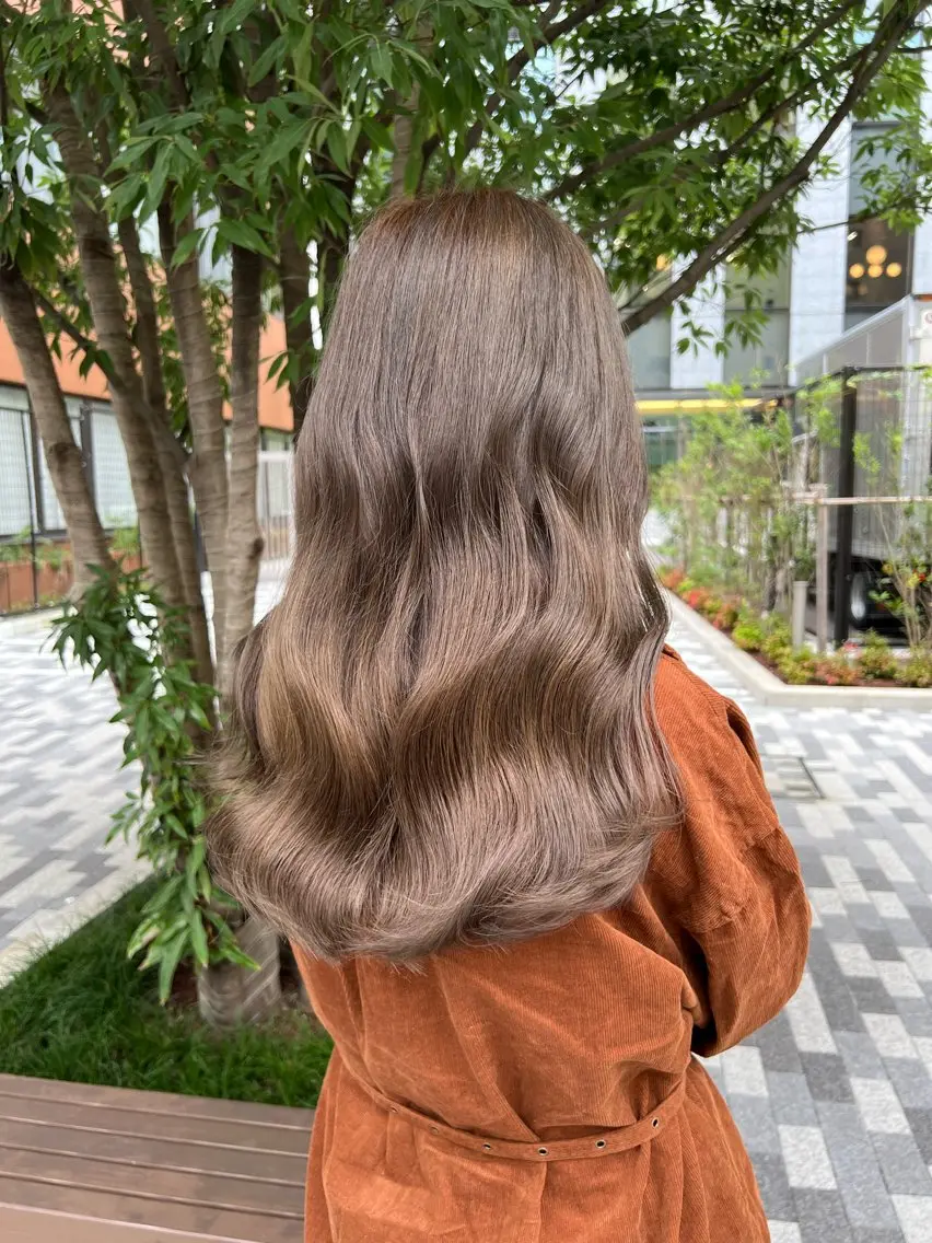 セミロング カット ヘアカラー 秋葉原　柏木絢汰 ✨当日予約okのヘアスタイル