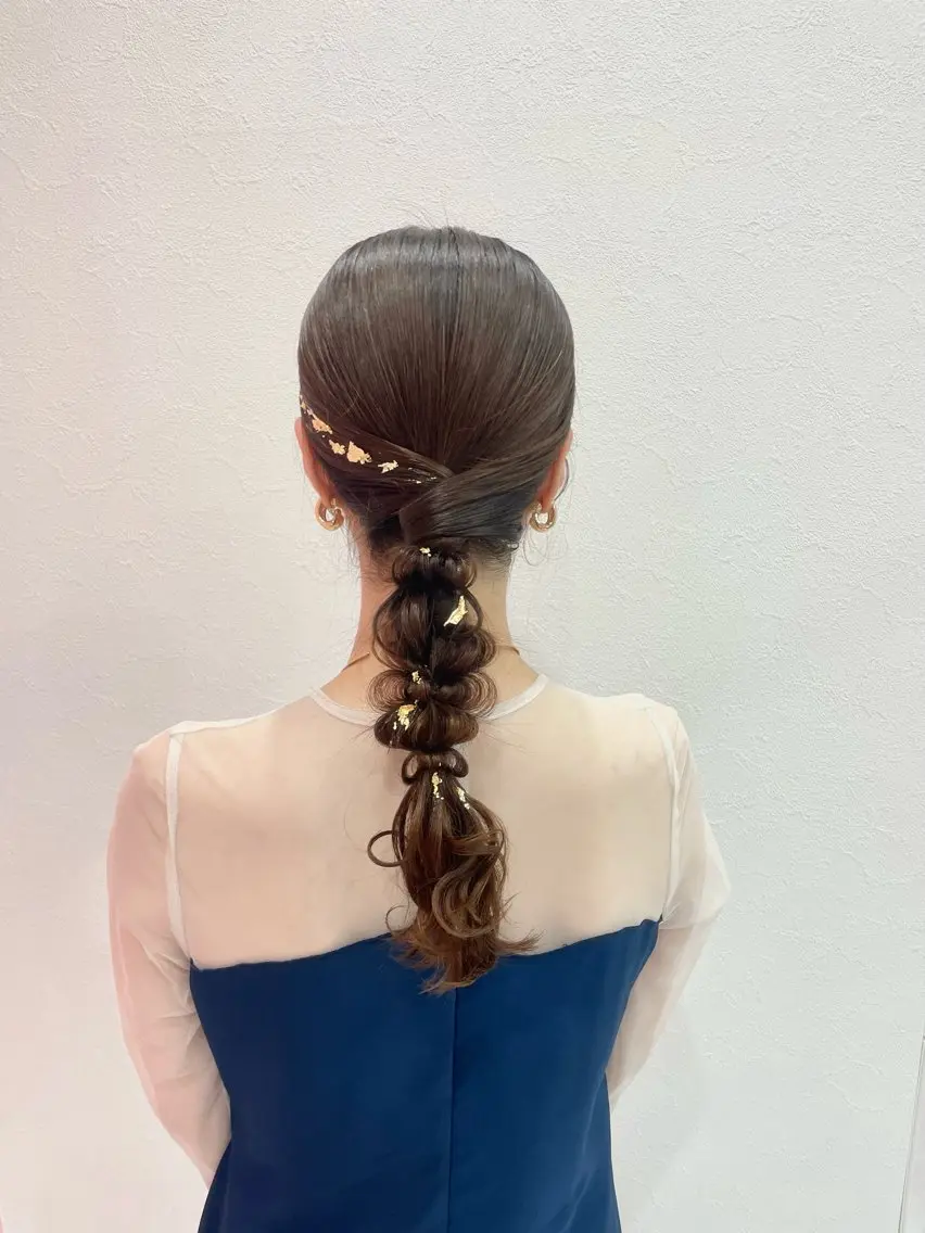 ロング 山口 舞弥のヘアスタイル