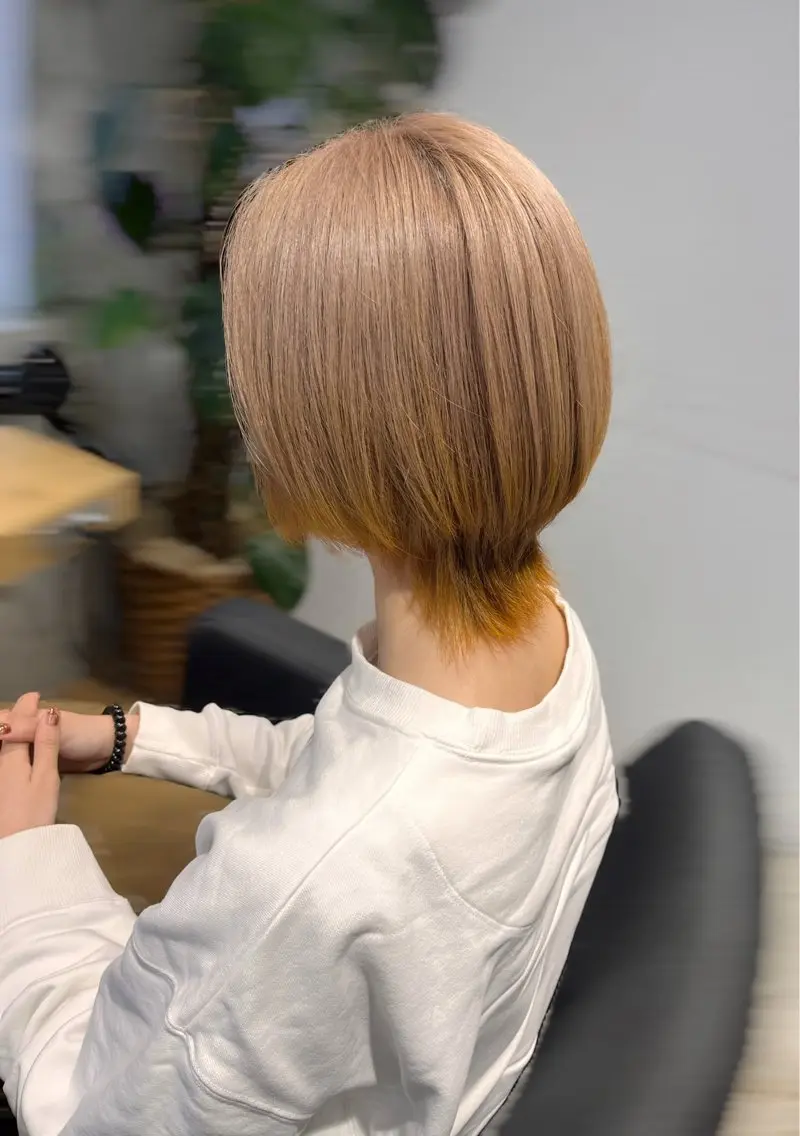 ショート カット ヘアカラー 💖暖色系カラー💖 🦋HARU 🦋のヘアスタイル