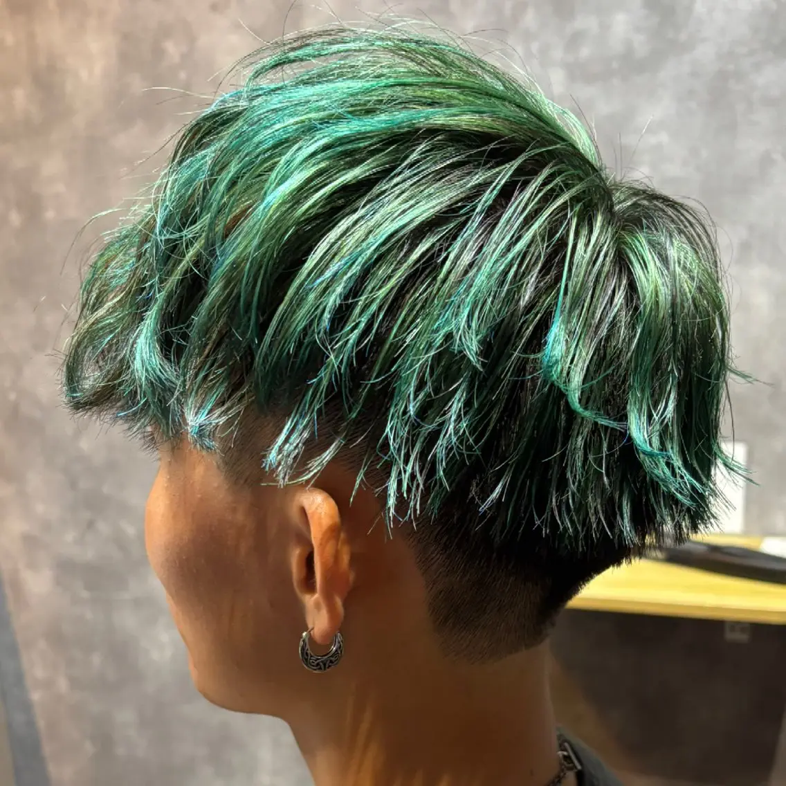 ショート カラー メンズ カット ヘアカラー 松尾 叶恋のヘアスタイル