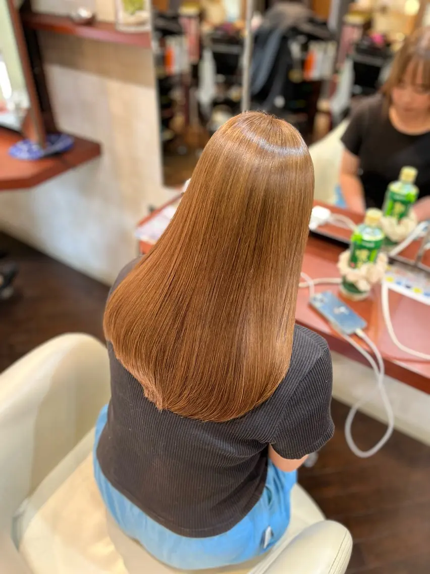 ロング カラー 髪質改善 レイヤーカット 小顔カット 髪質改善・美髪矯正 福村佳祐のヘアスタイル