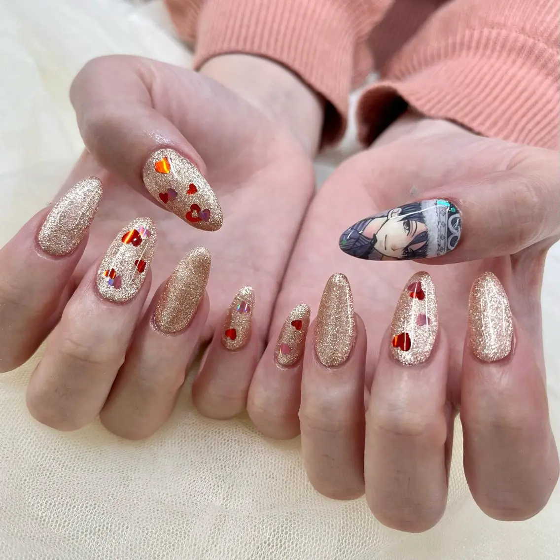 ロング ハンドネイル 池袋痛ネイル Nok. 渡辺のネイルデザイン