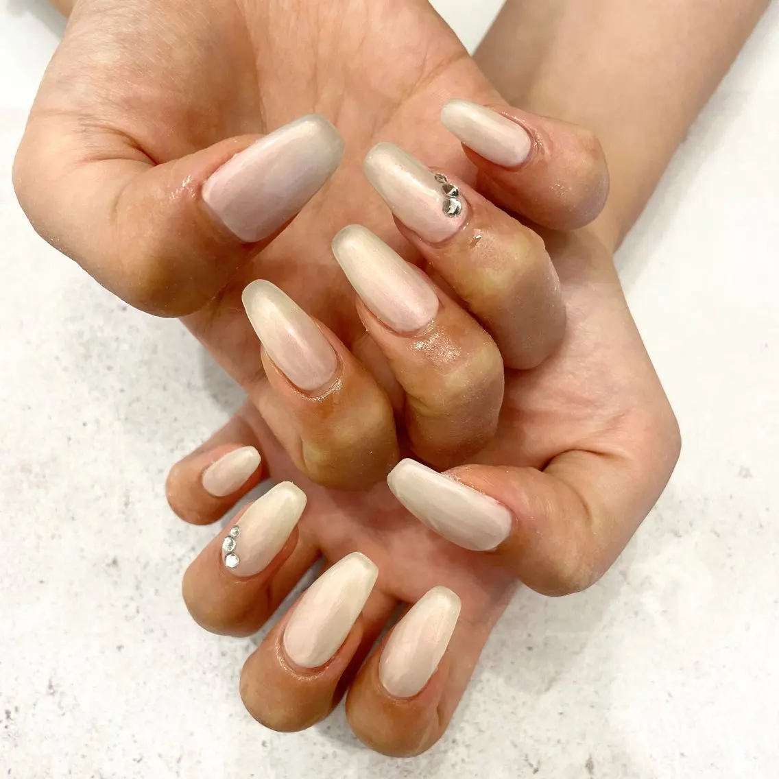 ネイル ハンドネイル Sea  nail by emaのネイルデザイン