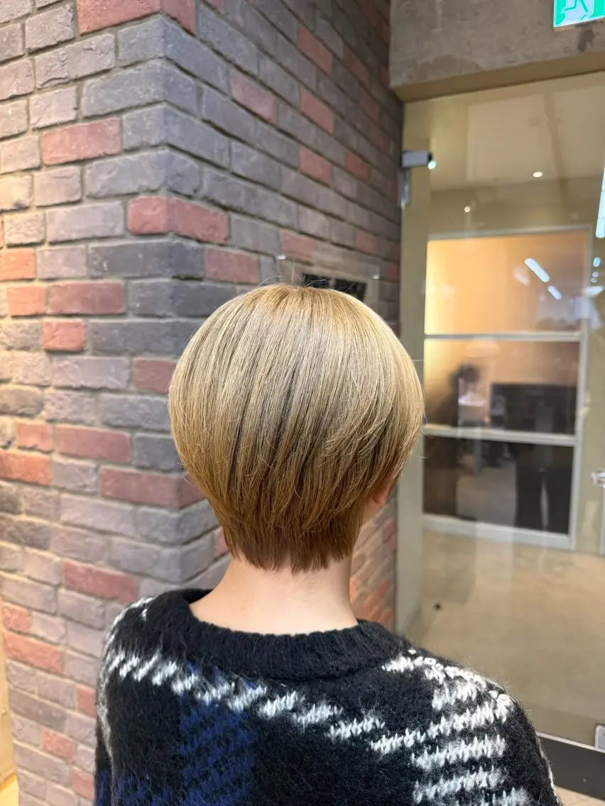 《🍏カット・ダブルカラー（ブリーチ一回）🍏》ナノバブル付き⭐️の写真