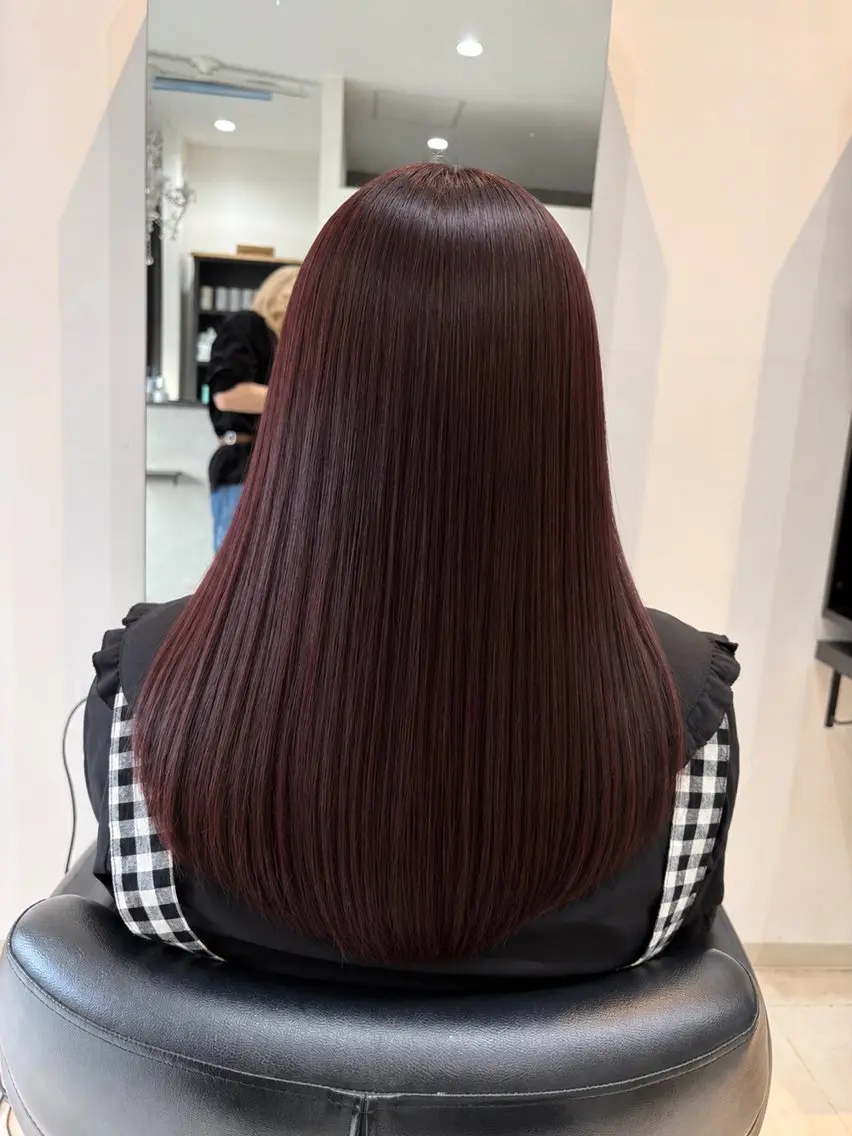 ロング カット ヘアカラー トリートメント 美容室シャルム⭐️ 清水 勇希🩷のヘアスタイル