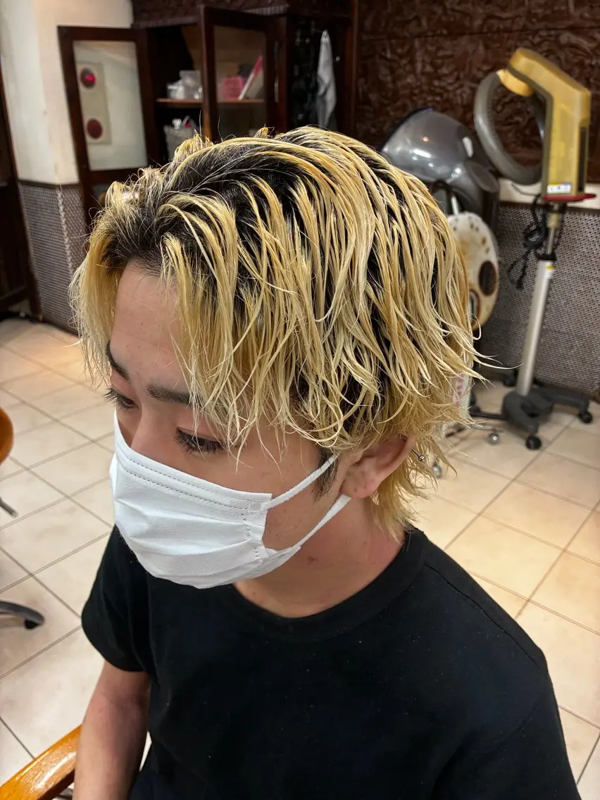 パーマ メンズ カット パーマ メンズ特化/カット: パーマ🔥REO🔥のヘアスタイル