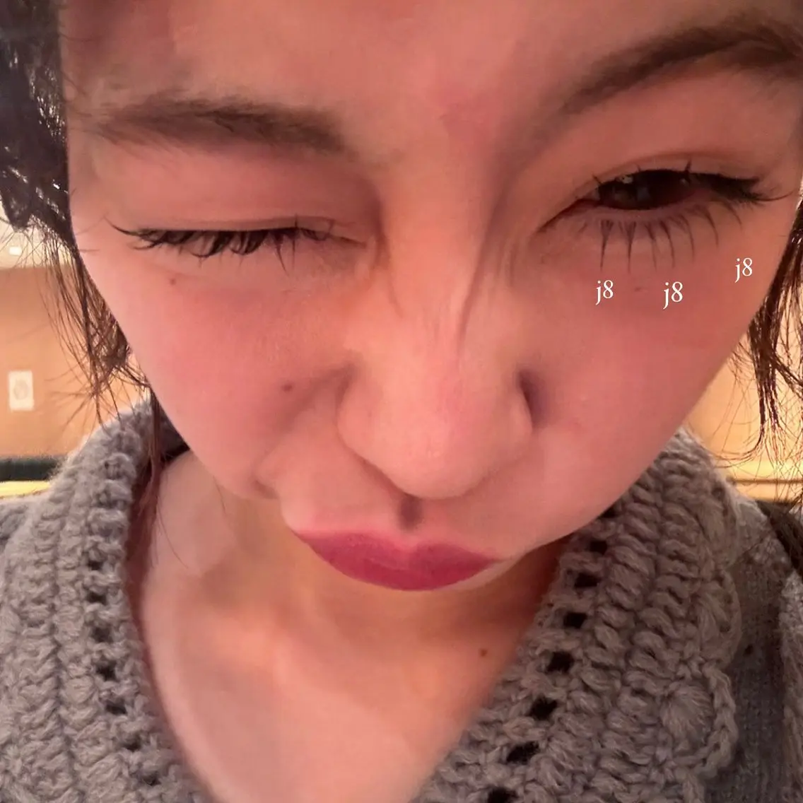 マツエク・マツパ フラットラッシュ まつげパーマ 下まつげエクステ 一重×まつ毛パーマ eye senaのマツエク・マツパデザイン