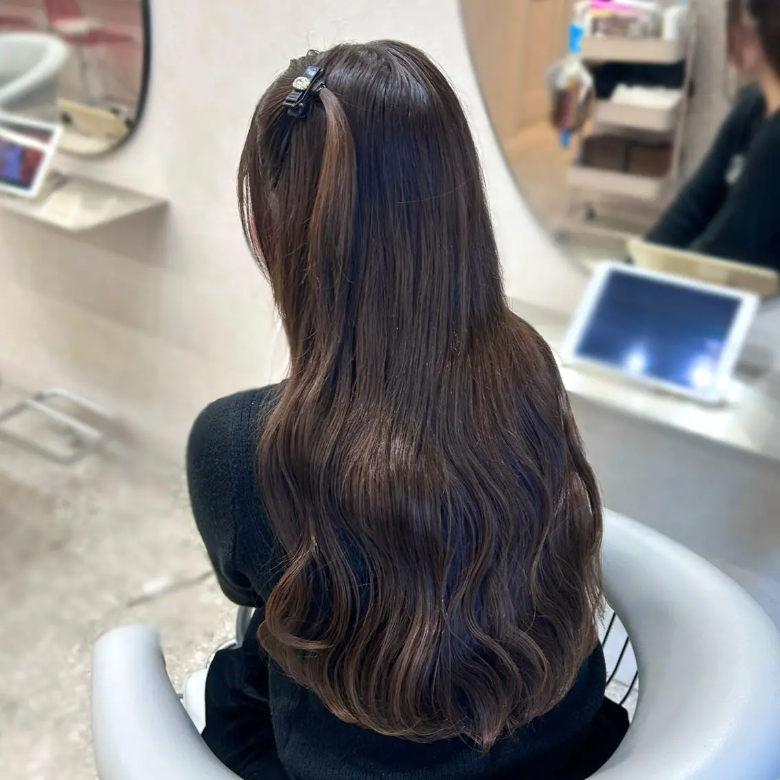 ロング ヘアセット 💘Rei💘透明感 艶カラー/新宿のヘアスタイル