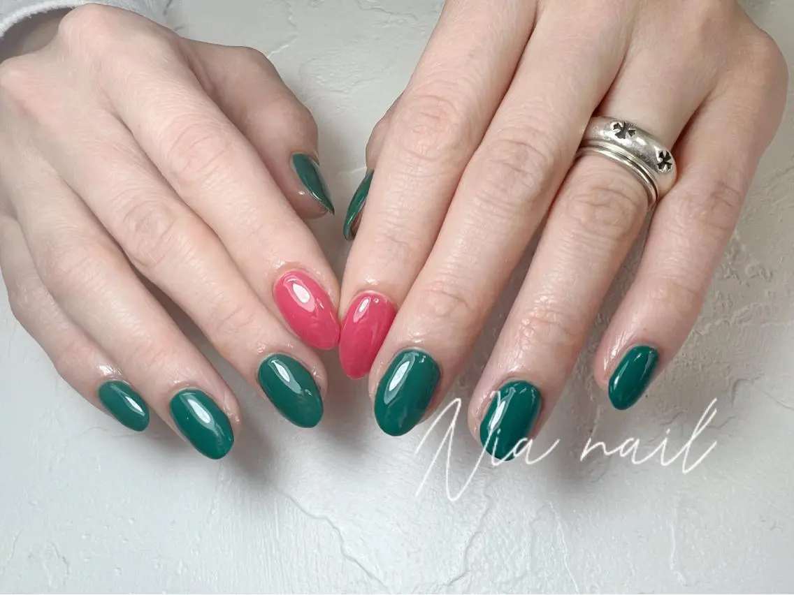 ミディアム Nia nail Fukuharaのネイルデザイン