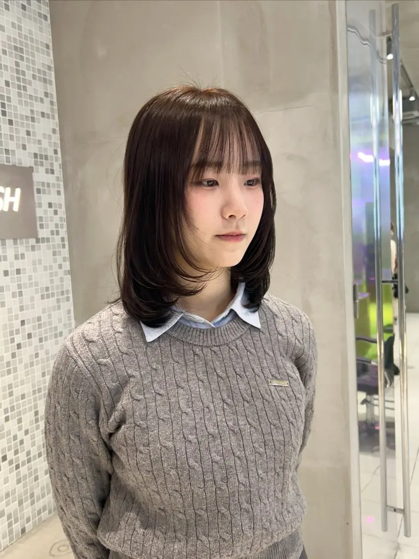 透明感ブラウン🍪 ヒナノのヘアスタイル