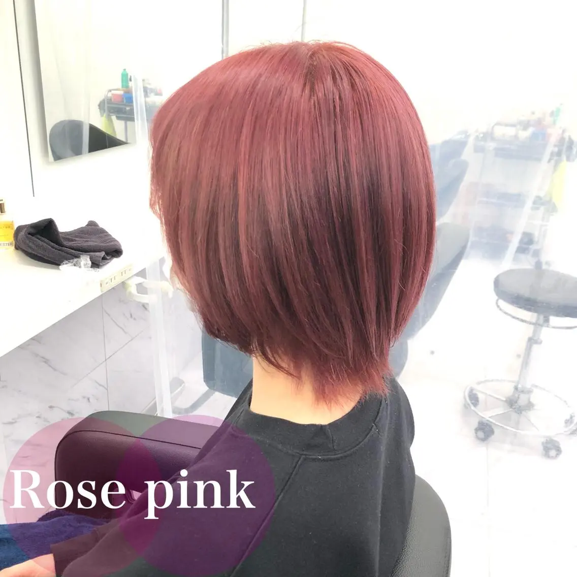 ショート カラー パーマ ヘアアレンジ メンズ キッズ ネイル マツエク・マツパ 🦋縮毛/韓国レイヤ ー/透明感カラー🦋のヘアスタイル