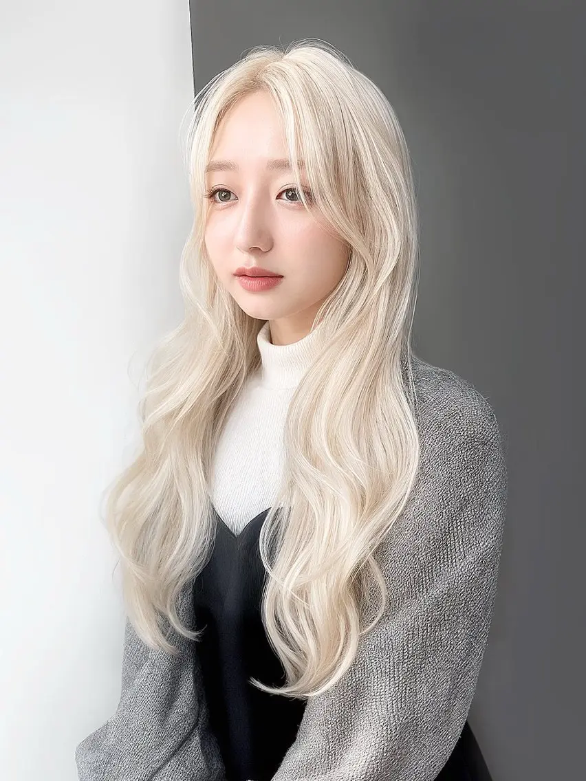 【人気No.1✨️】透明感カラー＋トリートメントの写真