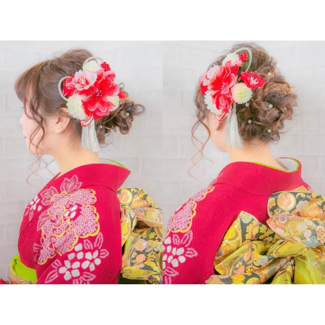 ロング ヘアアレンジ 成人式 卒業式のヘアスタイル 久保田 茜のヘアスタイル