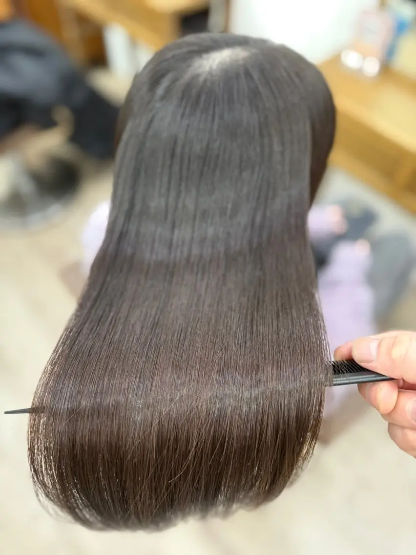 ロング カット ヘアカラー 縮毛矯正 トリートメント 髪質改善特化🔥縮毛 、美髪形成のプロ✂️のヘアスタイル