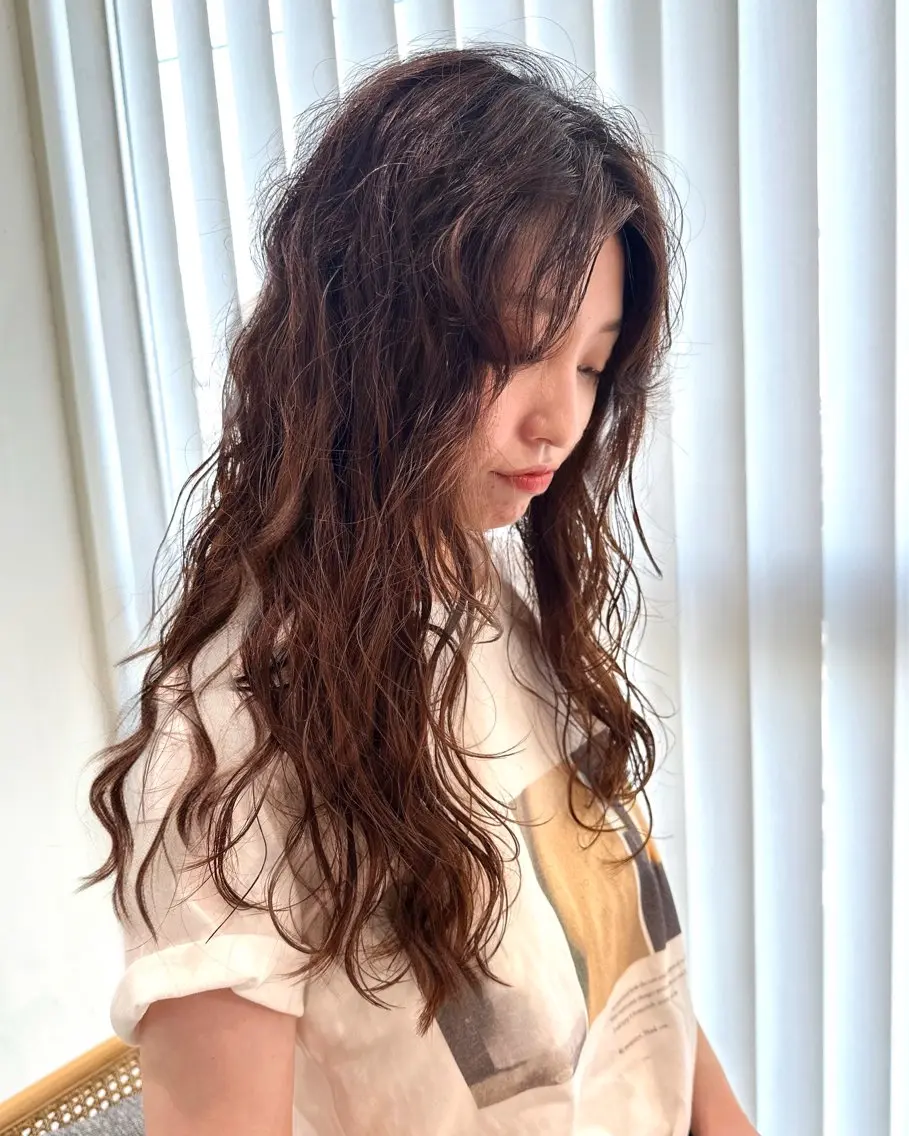 【トレンド♡wavy hair】カット＋パーマの写真