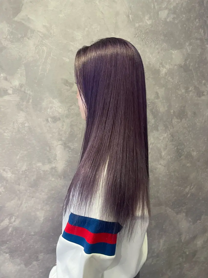 ロング ヘアカラー トリートメント 手塚 由佳のヘアスタイル