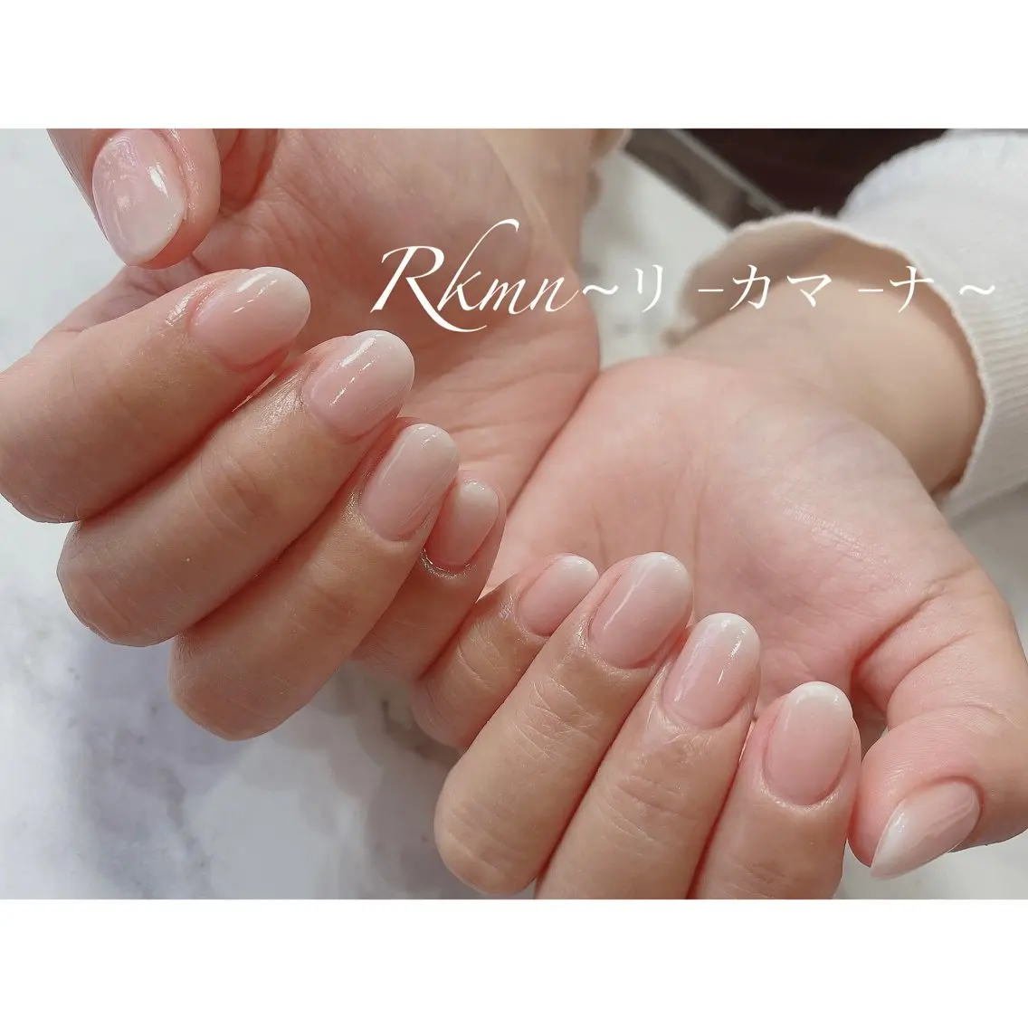 ネイル アートネイル ピンク 春ネイル ホワイト ハンドネイル フットネイル ハンドケア Rkmn ~リ-カマ-ナ~のネイルデザイン