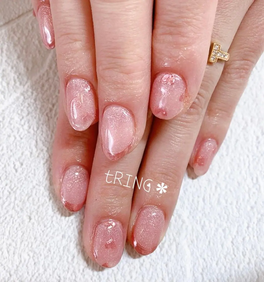 ネイル ハンドネイル tRING＊ しいの木台のネイルデザイン
