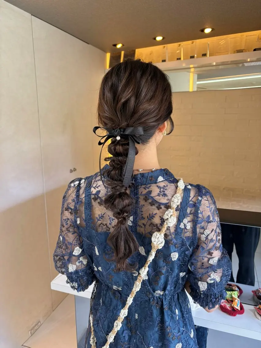 🕊️minimo限定10%off🌿 【 ヘアセット/ヘアアレンジ💐】の写真