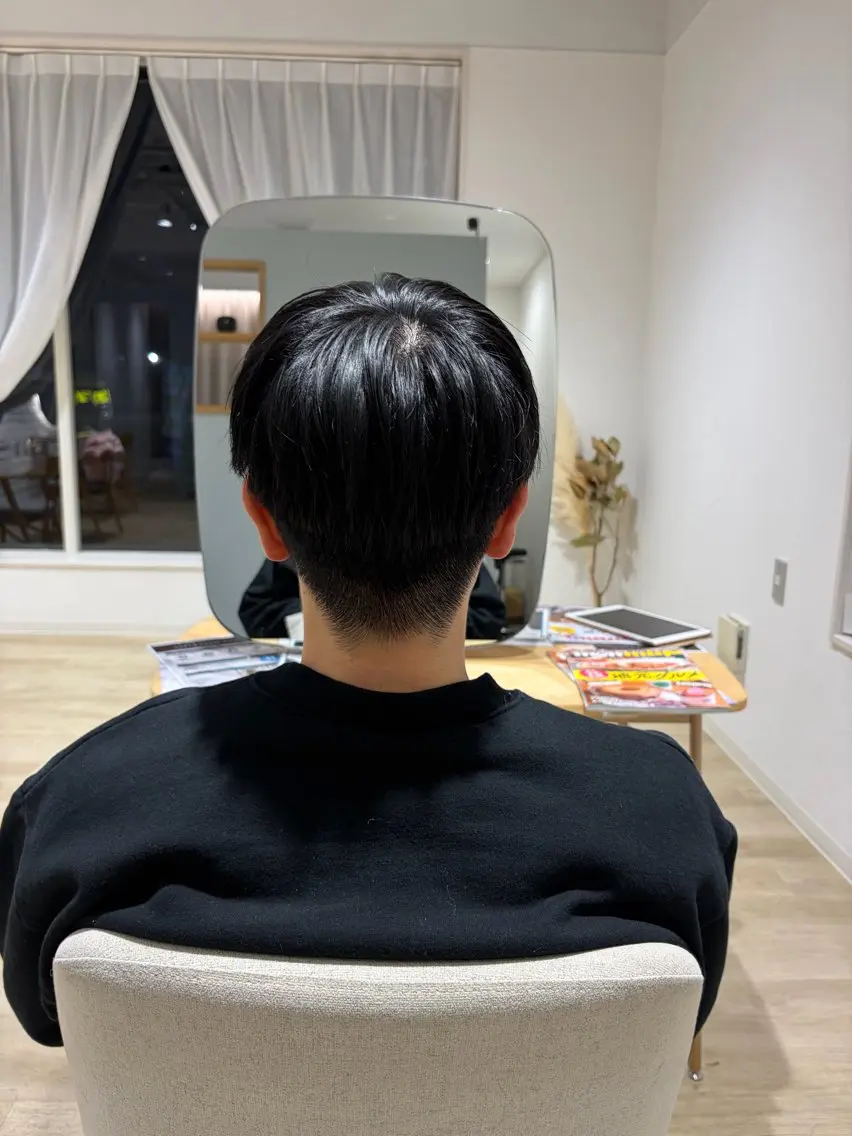 メンズ 刈り上げ 中田 百笑のヘアスタイル