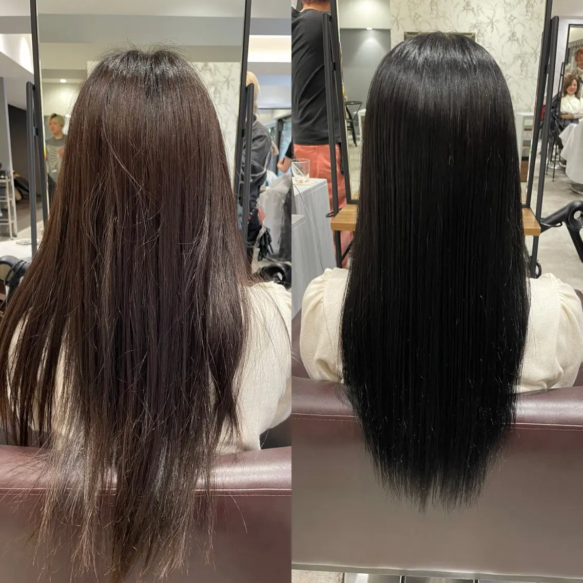 ロング ロング 縮毛矯正 カット ヘアカラー 縮毛矯正 トリートメント 髪質改善縮毛矯正 ◽️河野泰貴のヘアスタイル