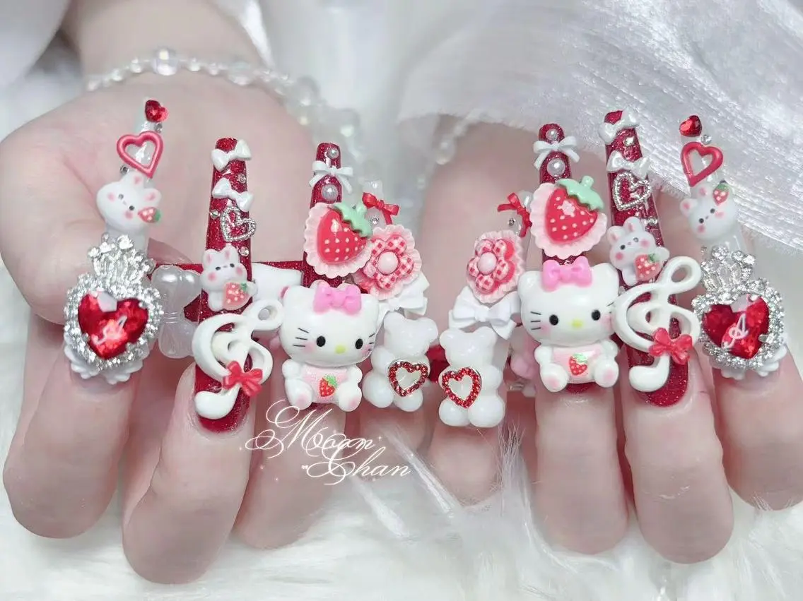 ネイル 長さ出し キラキラネイル 韓国ネイル ロングネイル マグネットネイル ハンドネイル ハンドケア KTNail 🎀 長さ出し専門店のネイルデザイン
