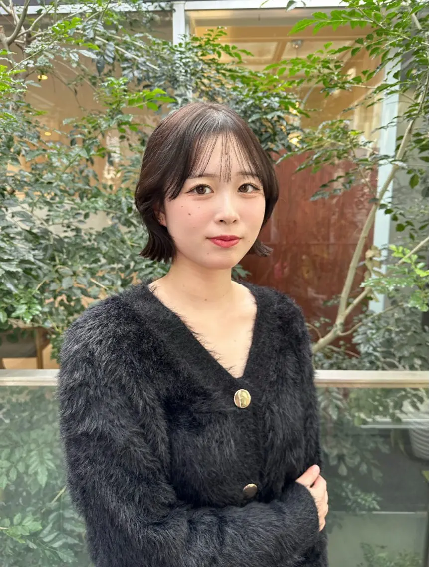 ショート ボブ 押川 未羽のヘアスタイル
