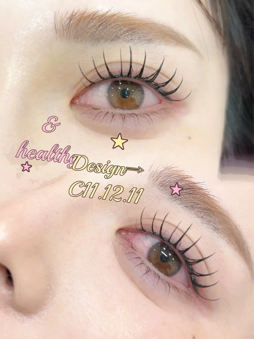 《オフ込み》🎀『LEDエクステ❤︎』　&healthy or パリエク💍100本¥8900🪽コーティング付き୨୧の写真