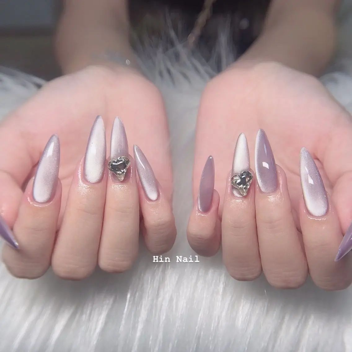 ネイル ハート ハンドネイル HIN NAILのネイルデザイン