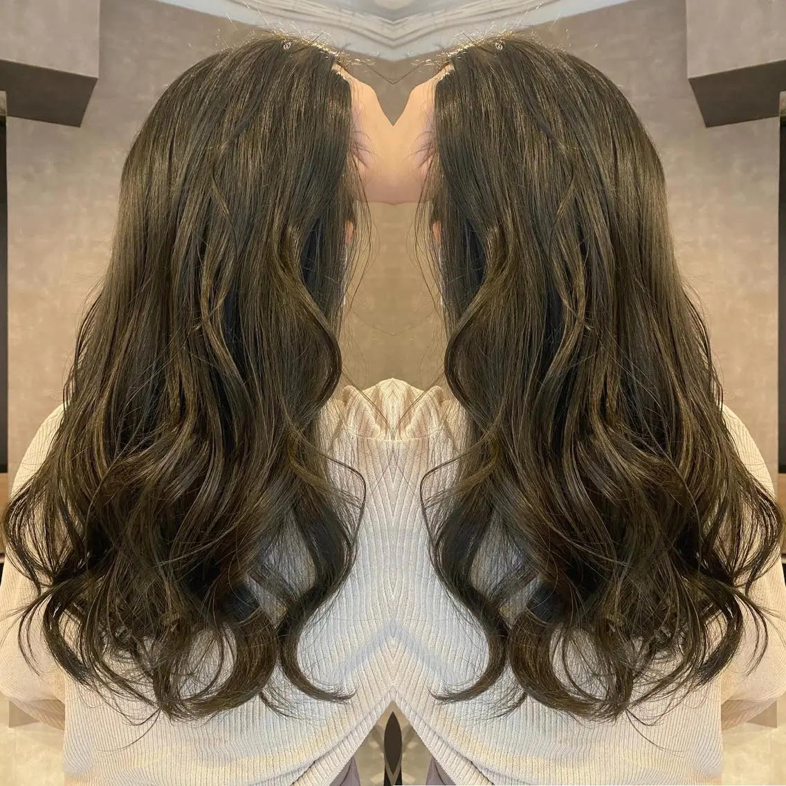 ロング カラー tocca 💜石田愛結💜のヘアスタイル