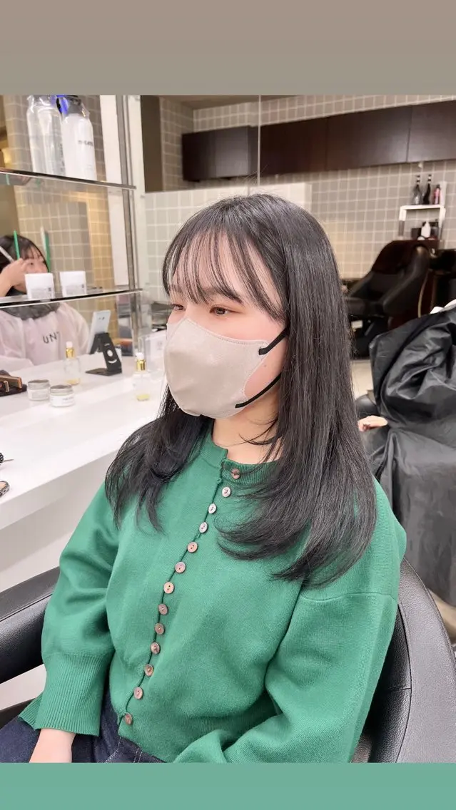 ロング カラー パーマ ヘアアレンジ メンズ 上品＆韓国風 🥀海心🥀のヘアスタイル
