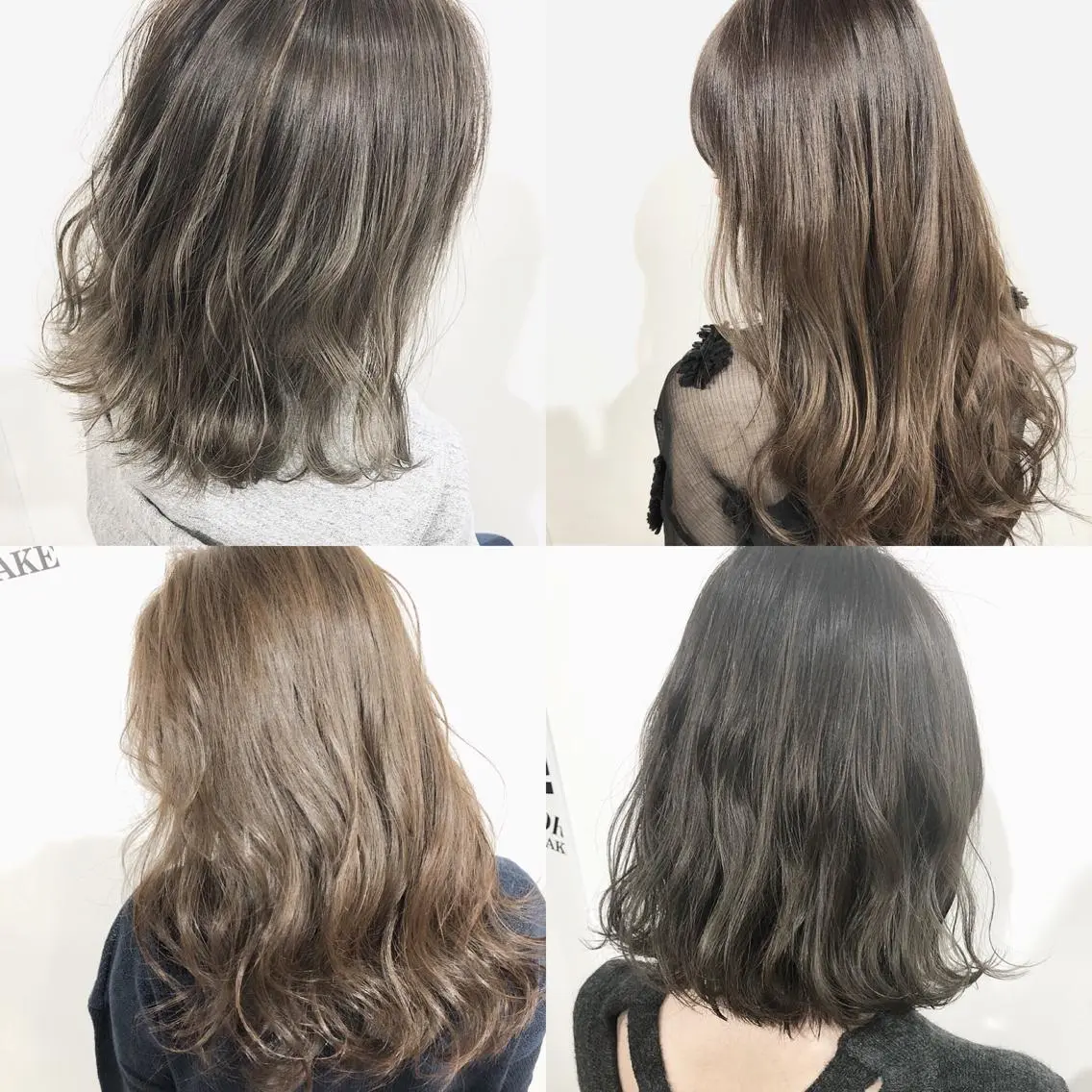 カラー アッシュ ベージュカラー ハイライトカラー 夜23時まで予約🉑 reverieあきらのヘアスタイル