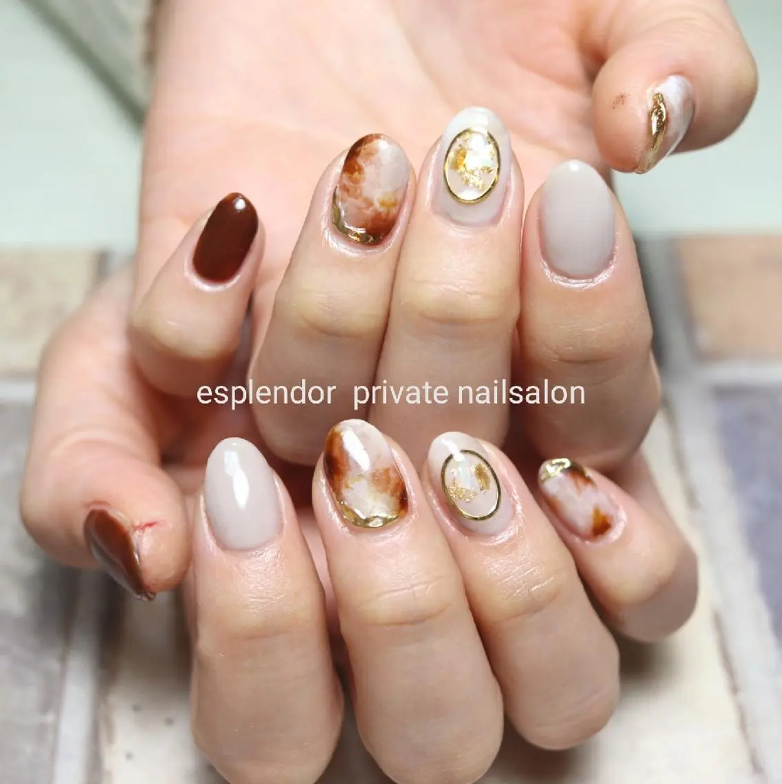 ネイル 持ち込み ニュアンスネイル esplendor  小野寺のネイルデザイン
