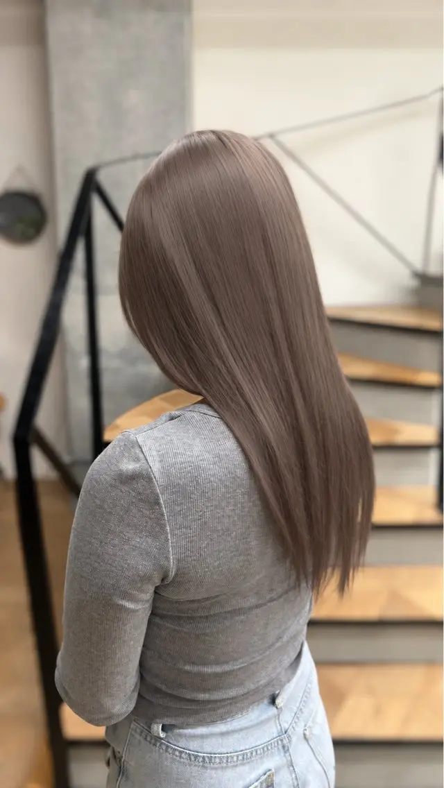ミディアム ヘアカラー 東海林 一馬のヘアスタイル