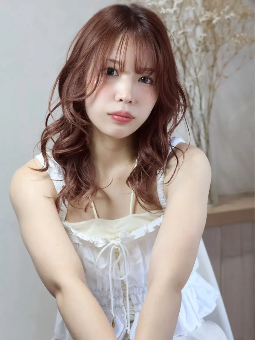 ミディアム カラー カット ヘアカラー トリートメント 自分らしさが見つかる 美容師💐nanaのヘアスタイル
