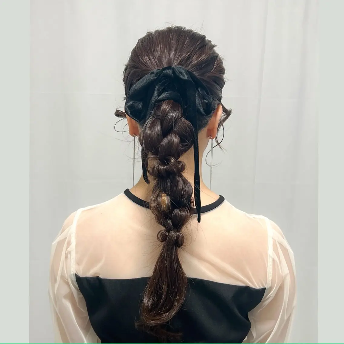 ヘアアレンジ ポニーテール ヘアセット 川崎ヘアメイク🪞 CHATEAUのヘアスタイル