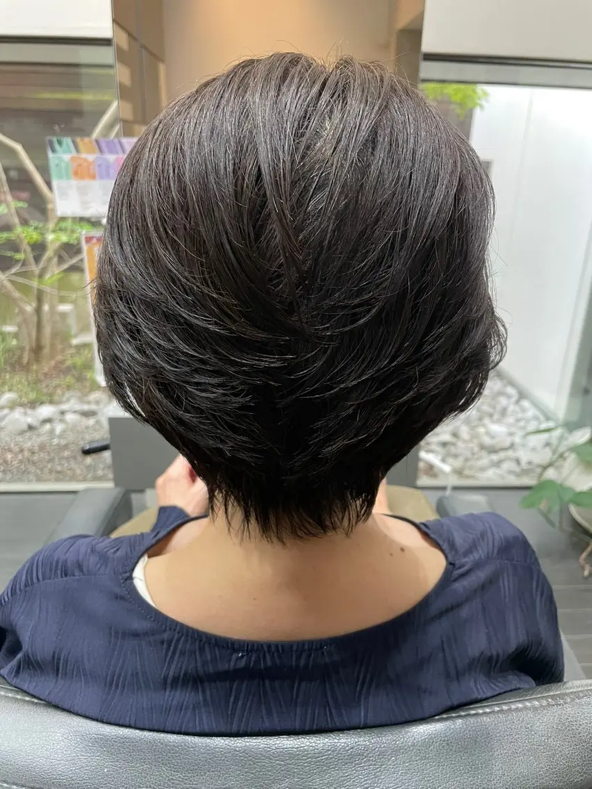 ショート ショートボブ ボブ ショートヘア ヘアプロデュース aromaのヘアスタイル