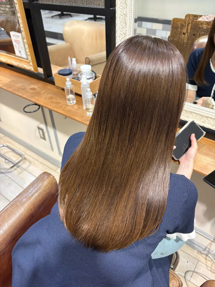 ロング ヘアカラー ヘッドスパ SUZUKI AIRIのヘアスタイル