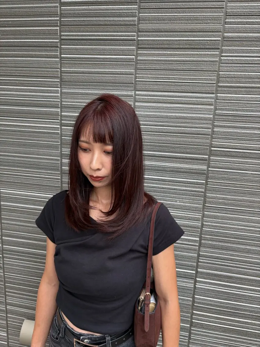 カット＋透明感カラー＋髪質改善トリートメントの写真