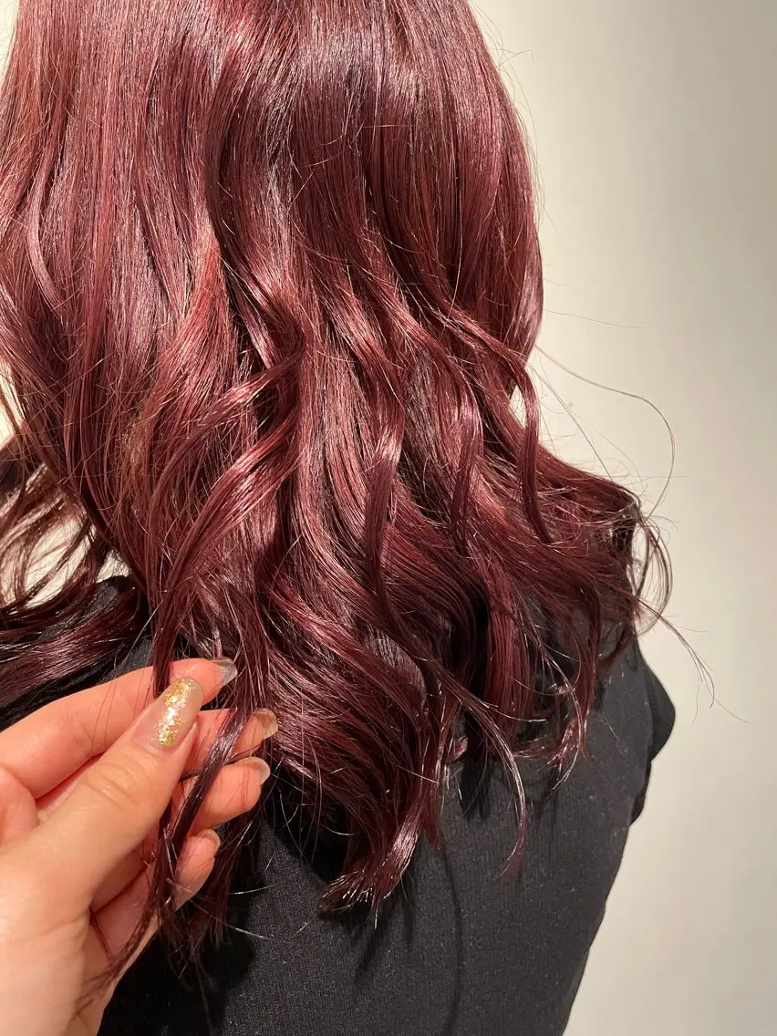 カラー 河津 彩香のヘアスタイル