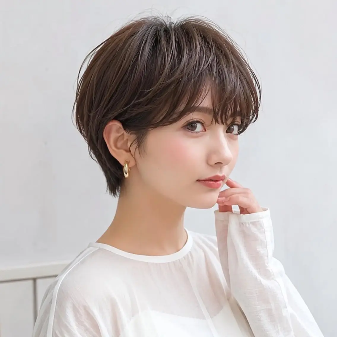 ショート ショートヘア TONI&GUY速寿 勇希のヘアスタイル
