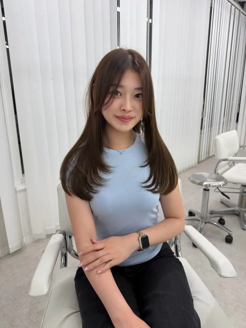ロング カラー 大阪梅田/ イマムラミヅキのヘアスタイル