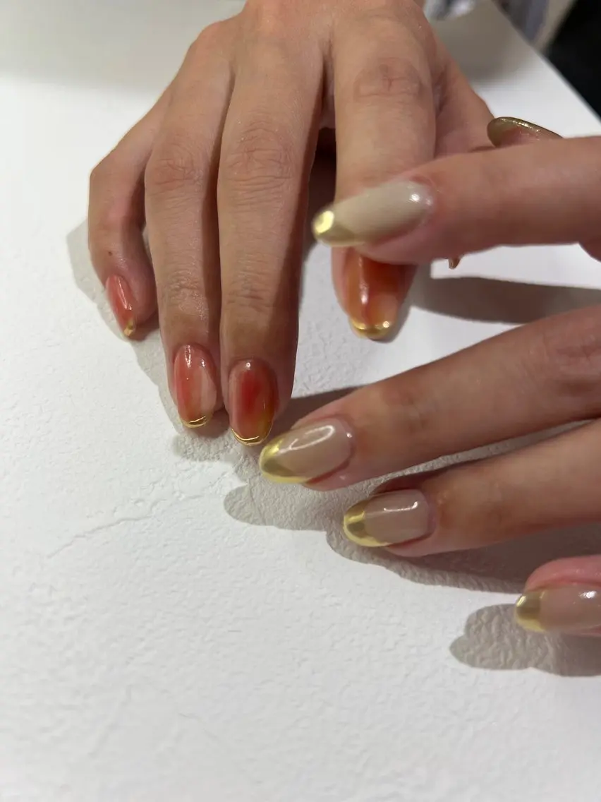 ネイル ニュアンスネイル ハンドネイル 【池袋】nuts nail　なつみのネイルデザイン