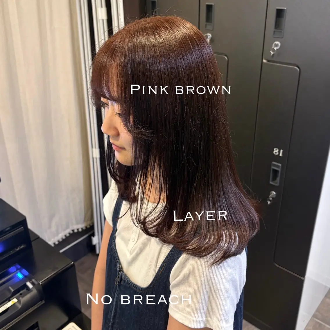 ロング カラー ブラウンカラー ピンクカラー ピンクブラウン レイヤーカット カット ヘアカラー トリートメント 🖤大人可愛い⌇ 𝐑 𝐈 𝐎🖤のヘアスタイル