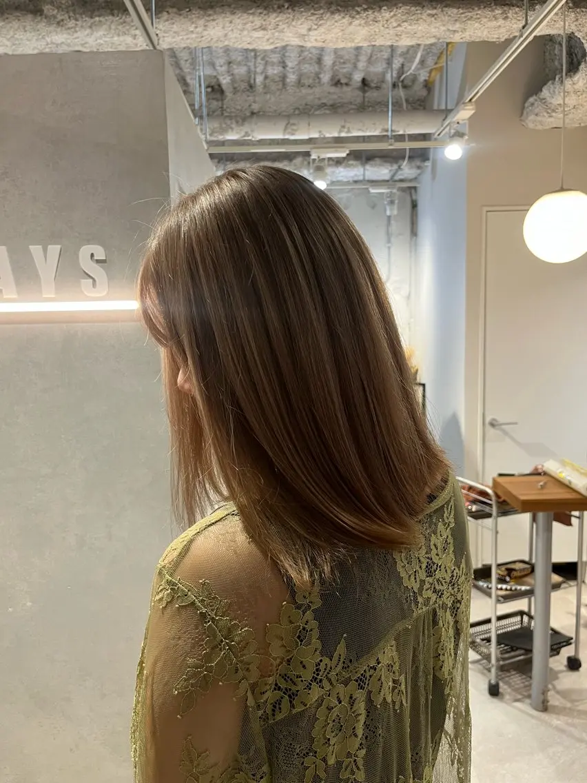 カラー 岡本 太陽☀️のヘアスタイル