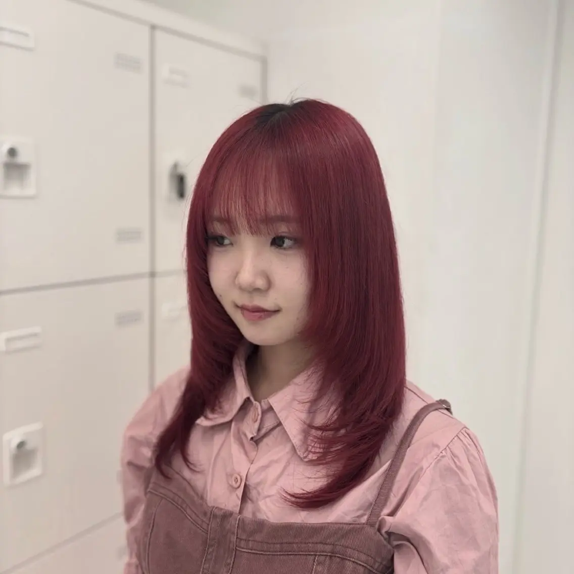 セミロング カラー 艶モテ・韓国スタイル 🤍りんのヘアスタイル