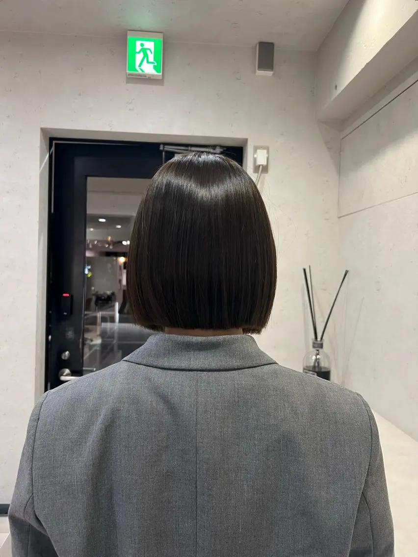 ミディアム ボブ 卒業式のヘアスタイル メンズ/レイヤーショ ート/似合わせ特化のヘアスタイル