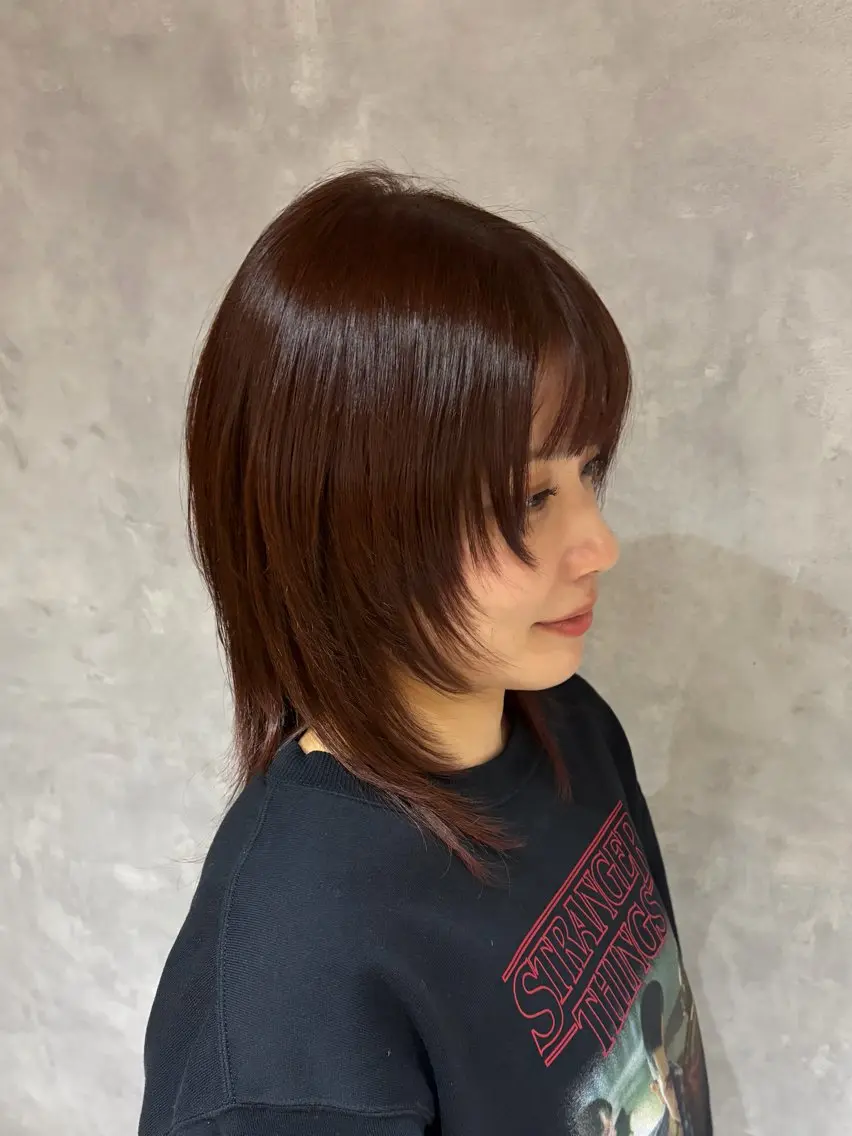 【minimo限定！】顔周りレイヤーカット🦊✂️➕4Stepトリートメント✨🍒の写真